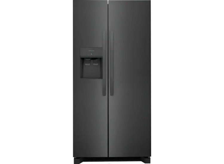 Frigidaire 22.3 Cu. Ft. Black Stainless Steel Side-By-Side Refrigerator