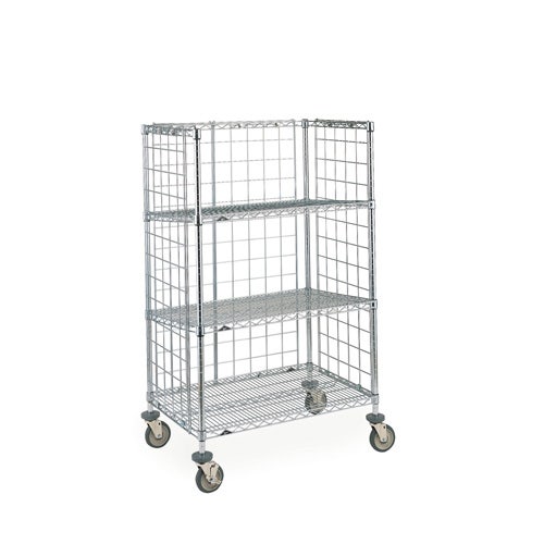 Metro AST65DC - Super Erecta Slanted Shelf Truck， 3 Shelves， 24