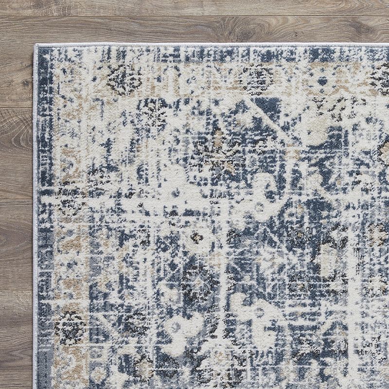 Loomaknoti Kehleigh Azb Blue Area Rug