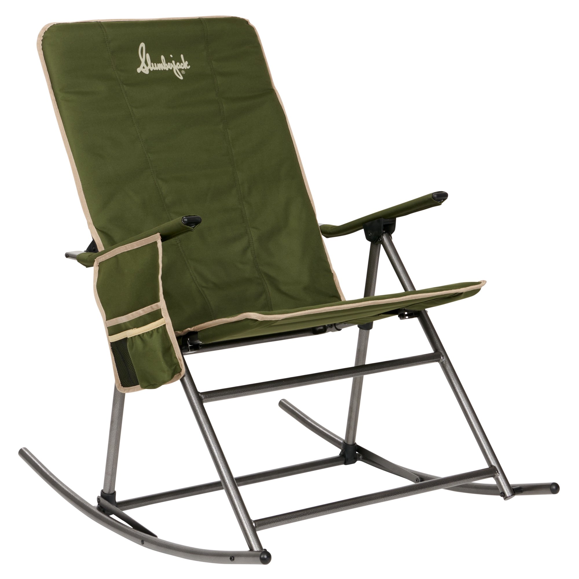 Slumberjack Moose Meadow Rocker Camping Chair， Green