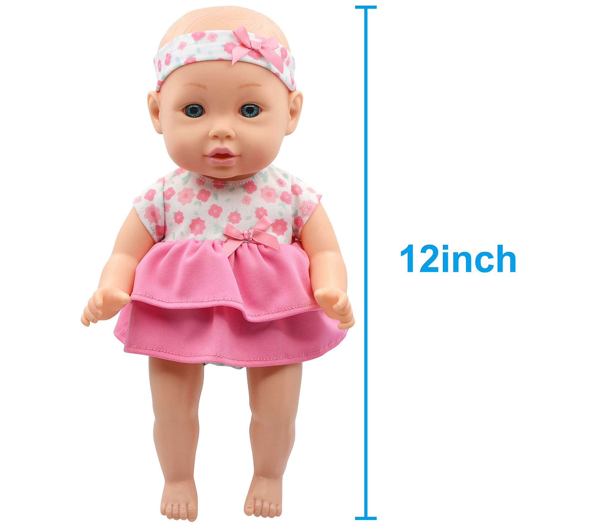 Cuddle Kids 12 inch Baby Doll Carry and Play Set