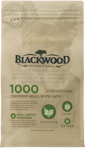 Blackwood 1000 Chicken Meal and Oats Recipe Everyday Diet Adult Dry Dog Food