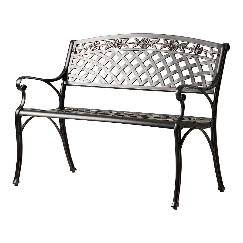 Patio Sense Scarlet Outdoor Bench