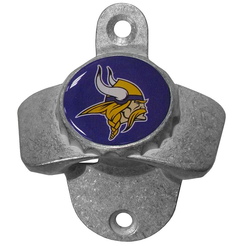 Minnesota Vikings Wall-Mounted Bottle Opener