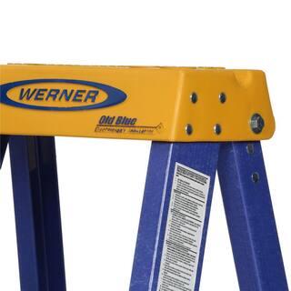 Werner 4 ft. Fiberglass Electricians JobStation Step Ladder with 375 lb. Load Capacity Type IAA Duty Rating OBEL04