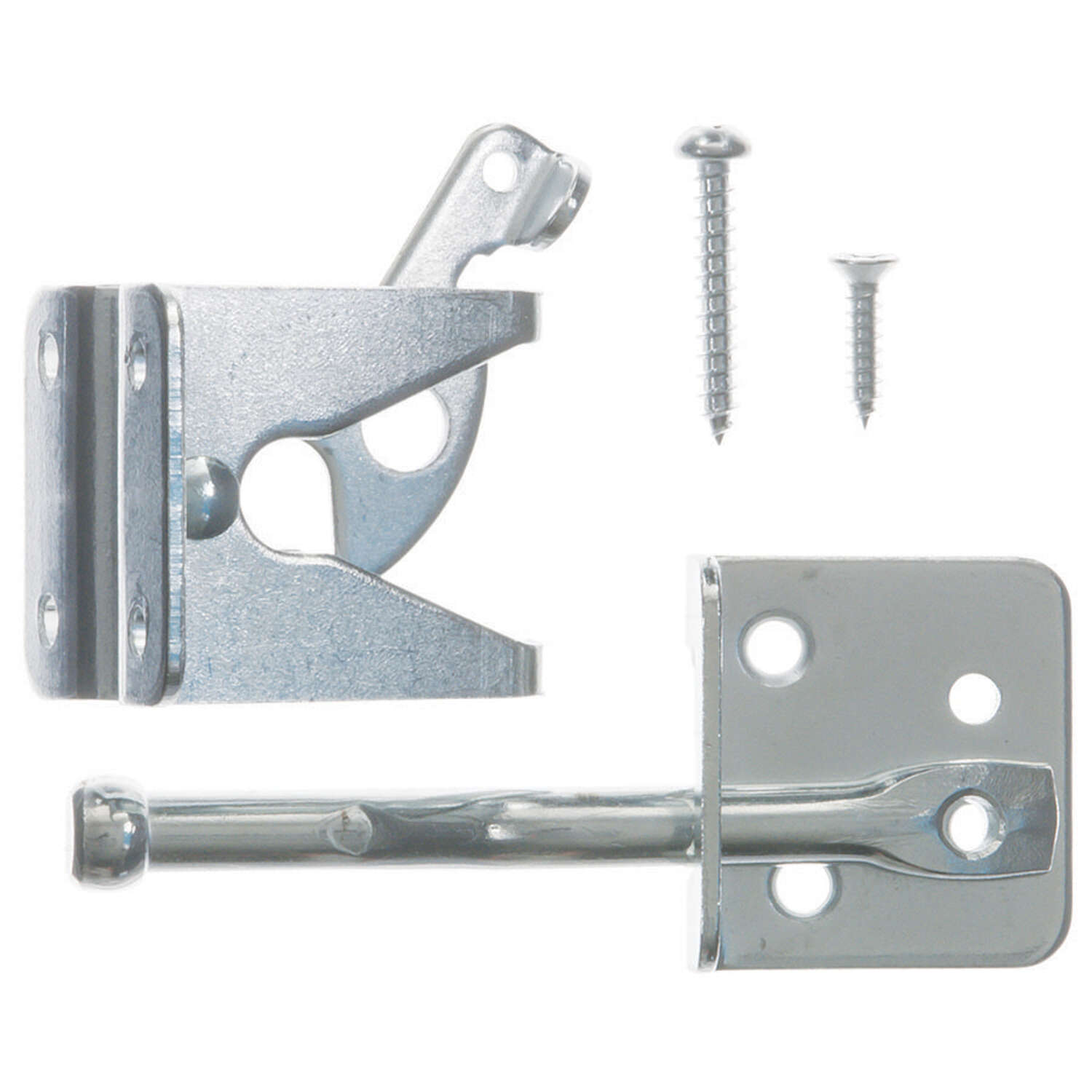 Ace 6.89 in. H X 5 in. W X 1.89 in. L Zinc-Plated Zinc Adjustable Inswing Gate Latch