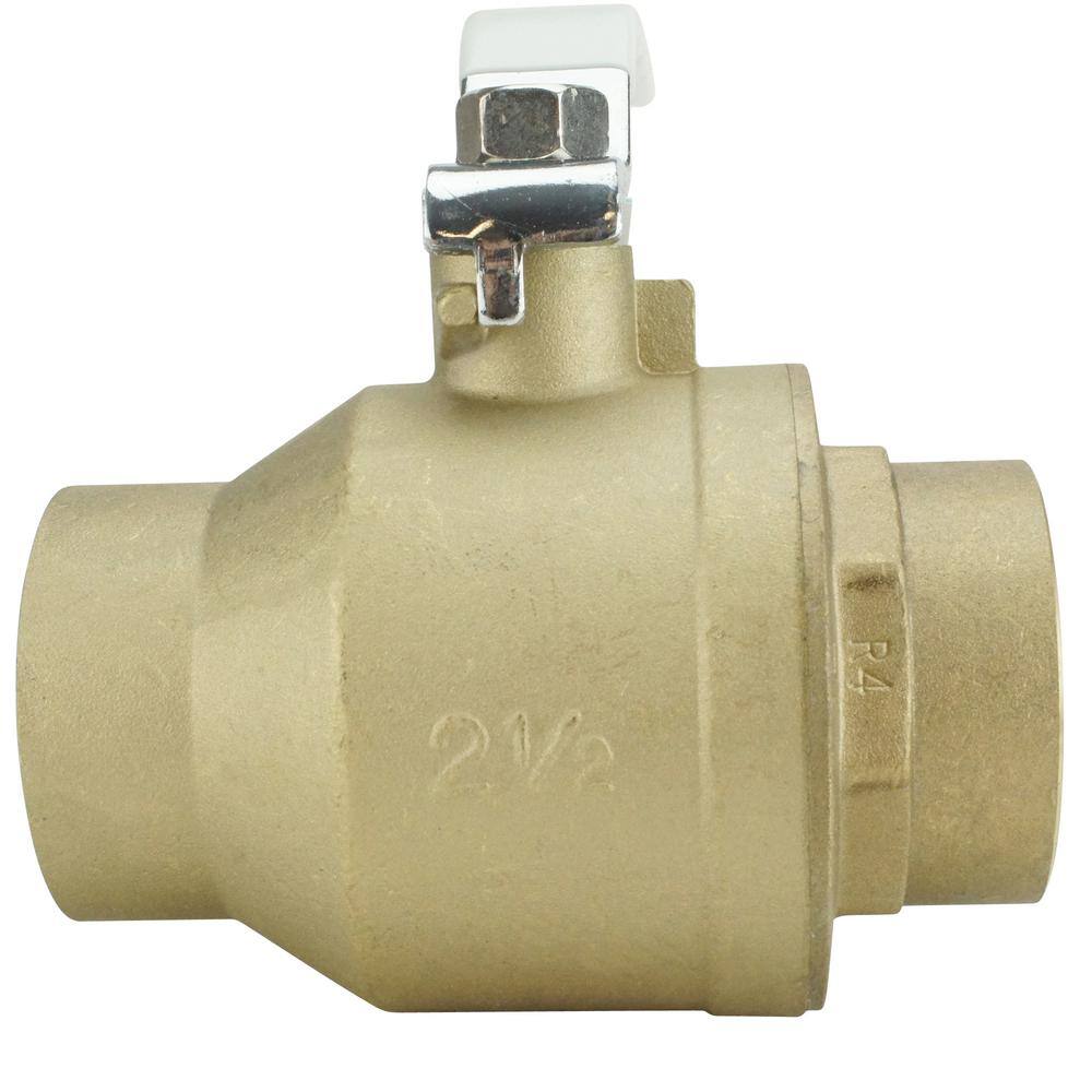 Apollo 2-12 in. Lead Free Brass SWT x SWT Ball Valve 94ALF20901A