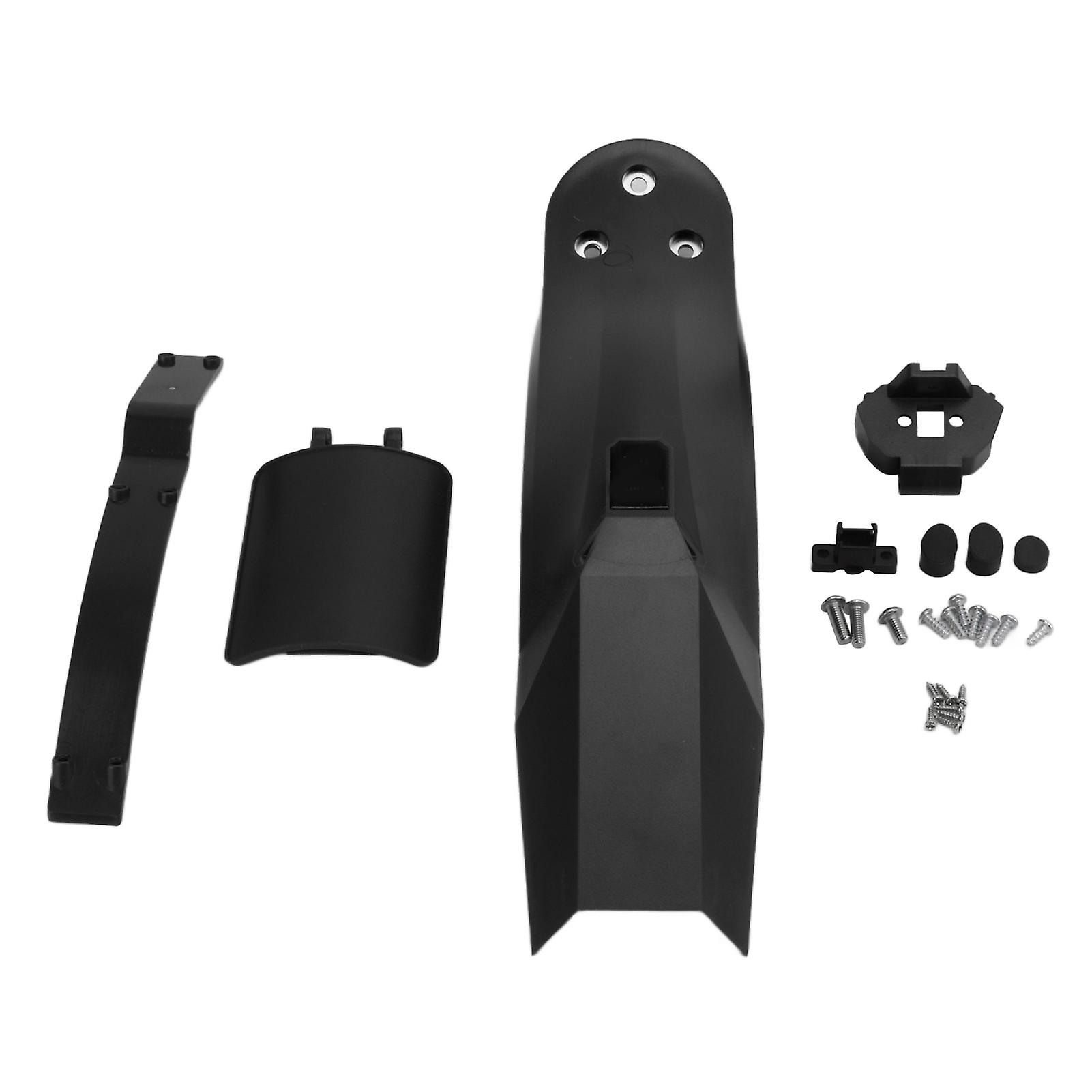 Zhikan Electric Scooter Multifunctional Rear Mudguard Fender With License Plate Frame For Xiaomi M365black