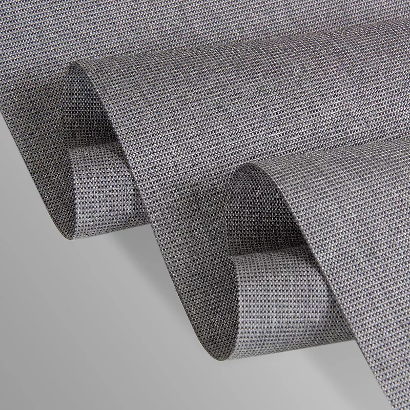 Rod Desyne Woven Gray Blind