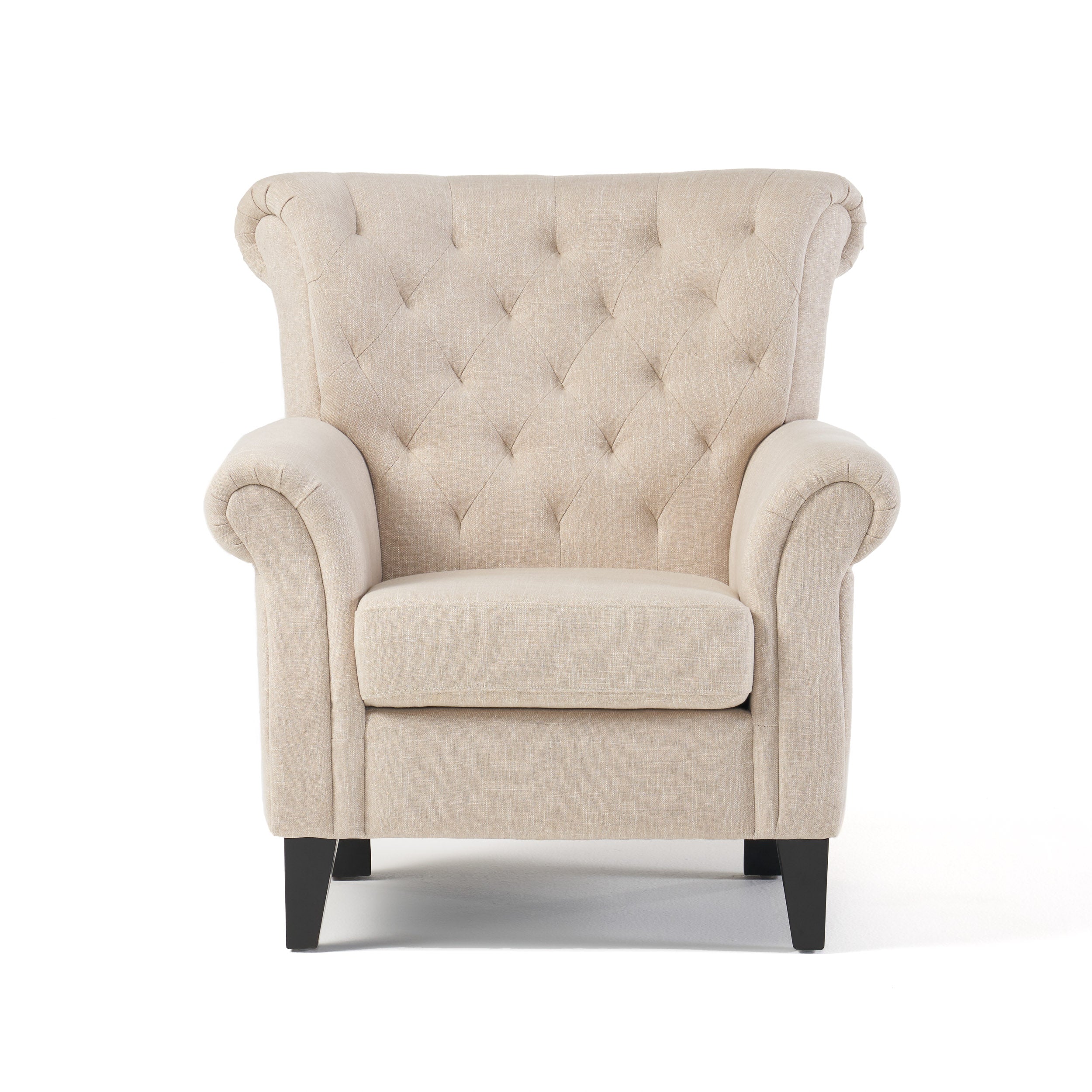 Solvang Contemporary Fabric Tufted Chair