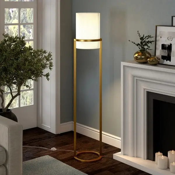 Casimir Brass Finish Floor Lamp