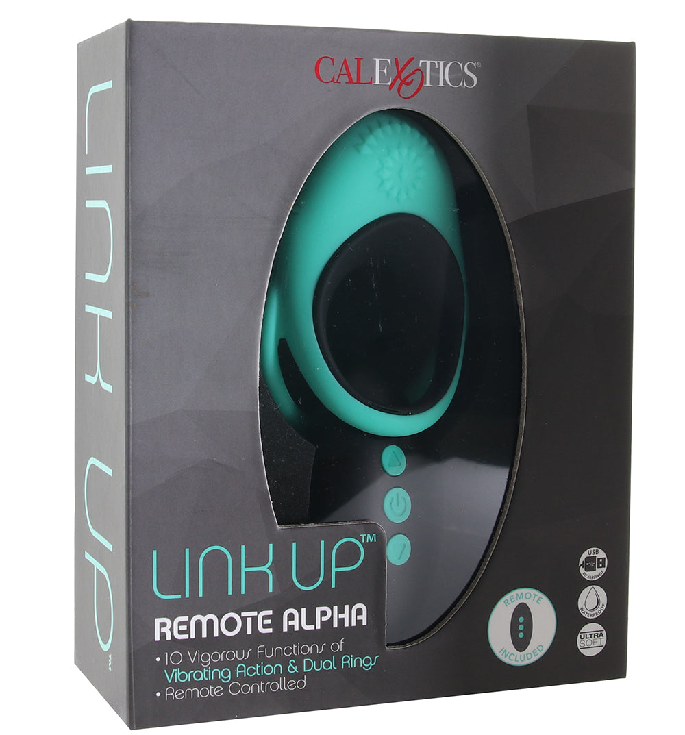 Link Up Remote Alpha Vibrating Dual Cock Ring