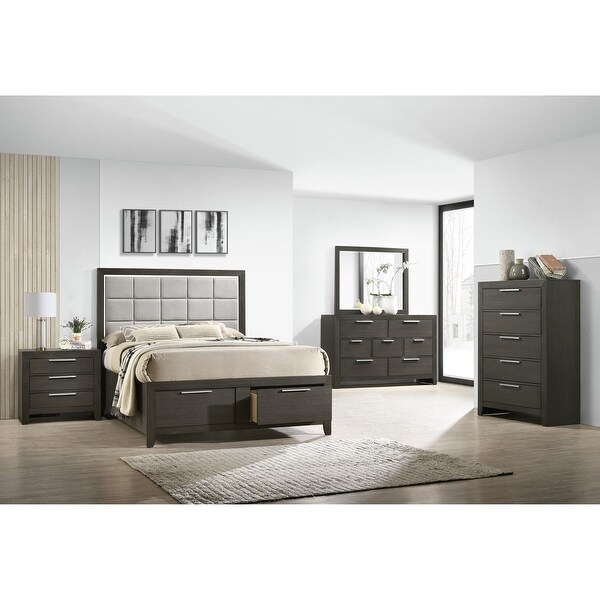 Picket House Furnishings Myla 5-Drawer Chest in Grey - - 32945565