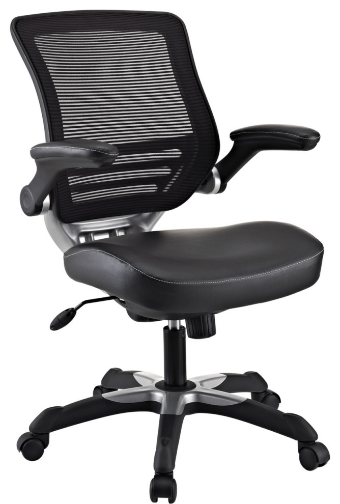Edge Vinyl Office Chair Eei 595 Blk   Folding Chairs And Stools   by Dot  ampBo  Houzz