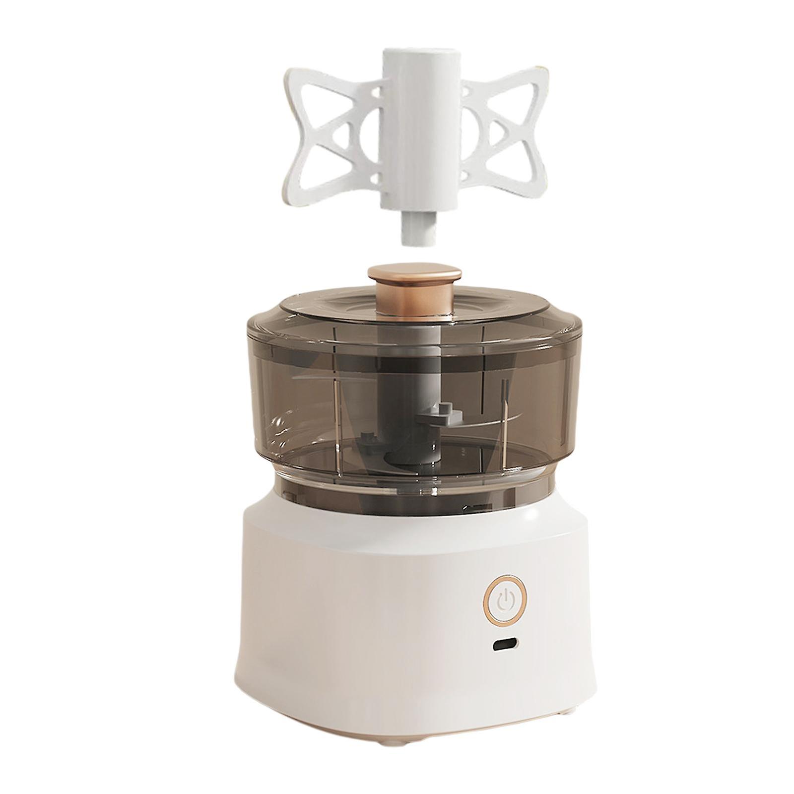 Food Processor 350ml Automatic Multipurpose Meat Mincer For Food Chili Onion White With Mixer