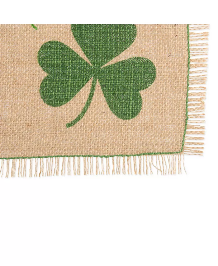 Design Imports Shamrock Jute Placemat Set of 6