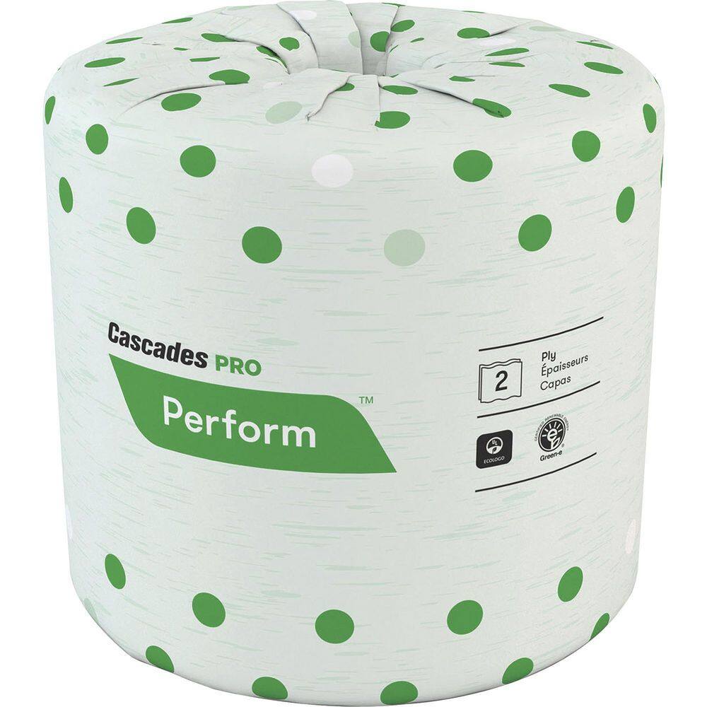 Cascades PRO Soft Strong Standard Toilet Paper (336-Sheets per Roll 48-Rolls per Carton) CSDB340