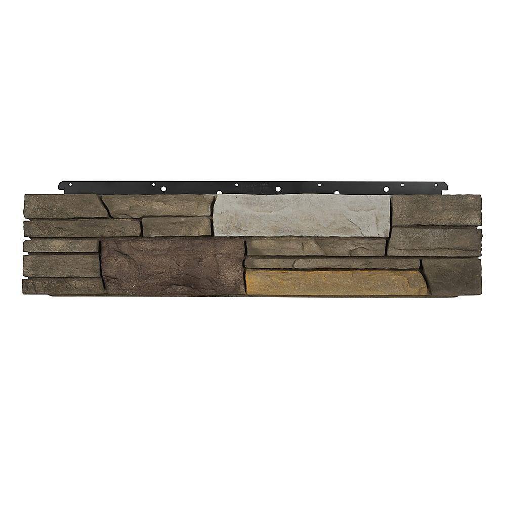 Boral 8 in. x 36 in. Versetta Stone Corner Ledgestone Sterling Siding (6-Bundles) 4210583