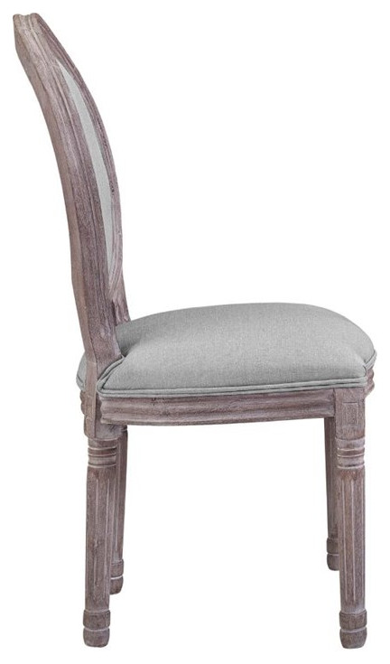 Hawthorne Collections 19.5 quotModern Wood Dining Side Chair in Gray (Set of 4)   French Country   Dining Chairs   by Homesquare  Houzz