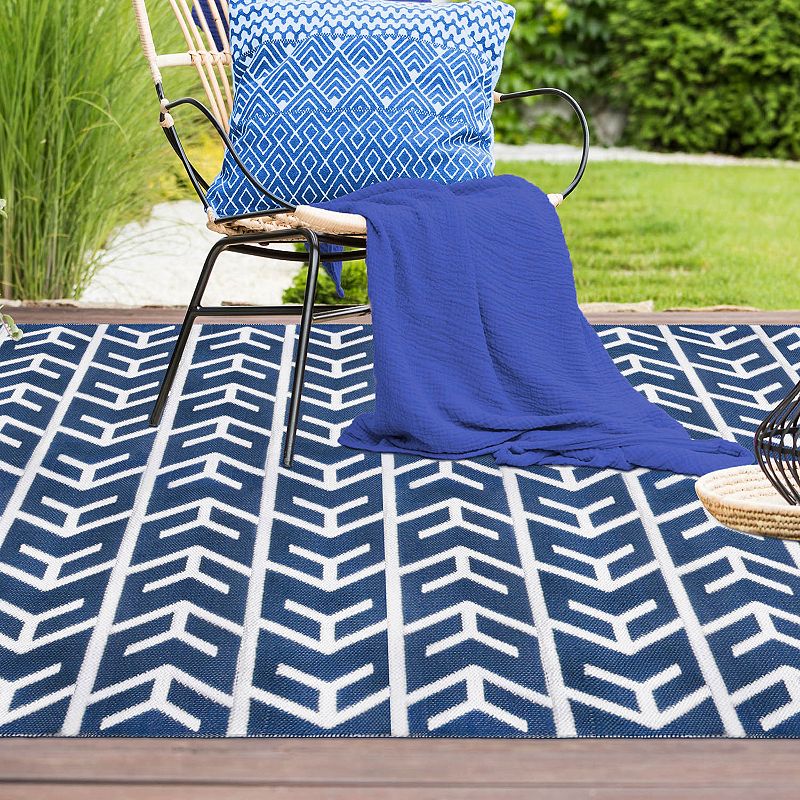 SUPERIOR Southwestern Reversible Indoor Outdoor Area Rug