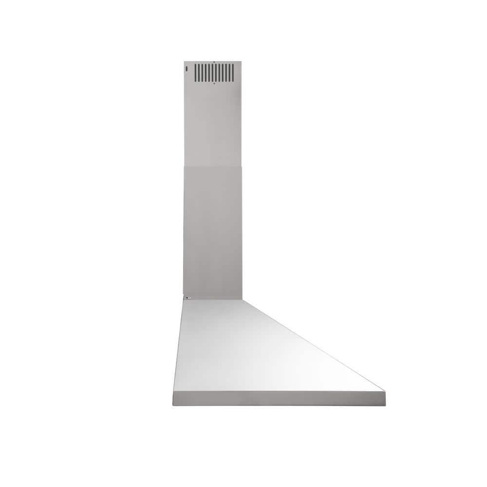 BroanNuTone BWP2 30 in 630 Max Blower CFM Convertible WallMount Pyramidal Chimney Range Hood with Light in Stainless Steel