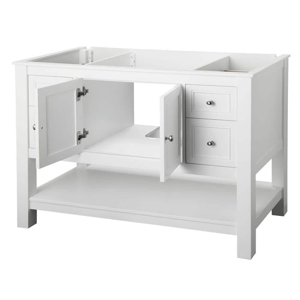 Home Decorators Collection Gazette 48 in W Bath Vanity Cabinet Only in White