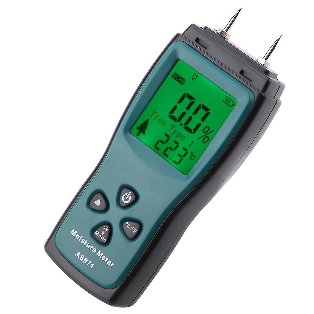 SMART SENSOR AS971 LCD Display Digital Wood Moisture Humidity Tester 0~40℃