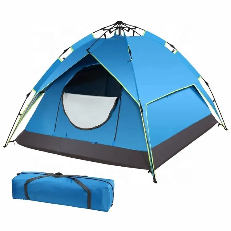 High Quality Outdoor Two People Tents With Waterproof Double Cloth For Camping Beach Hiking