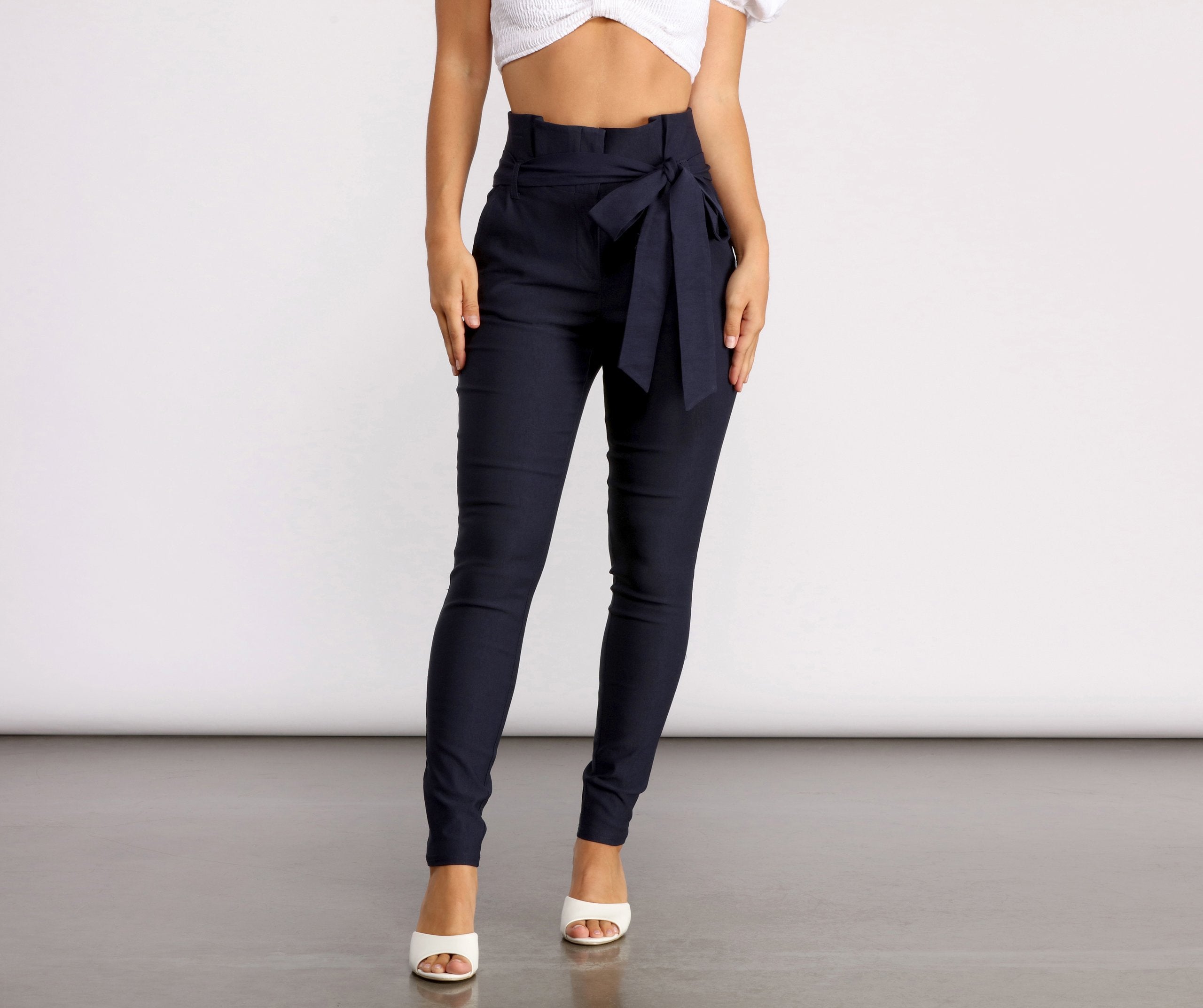 Effortless Style Tie Waist Pants