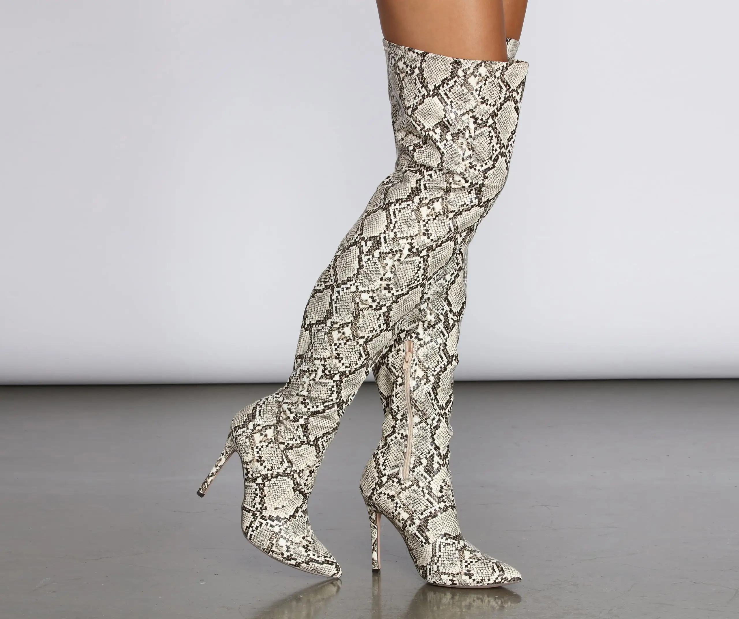 Sky Thigh High Stiletto Boots