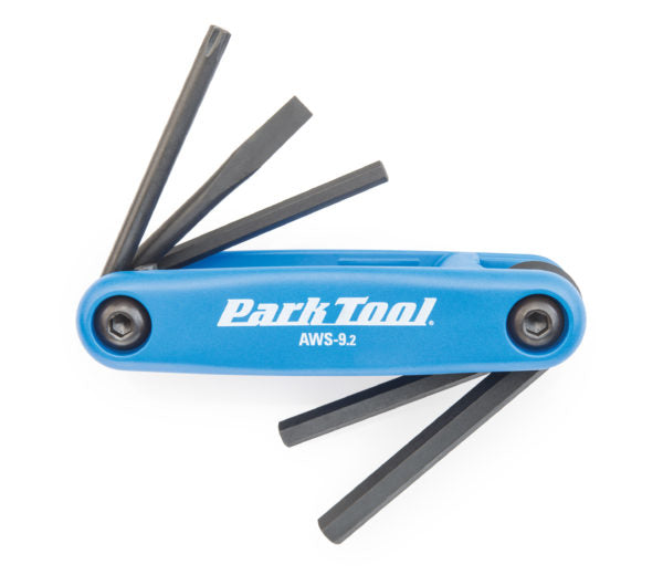 Park Tool Fold-Up Hex Wrench and Screwdriver Set AWS-9.2