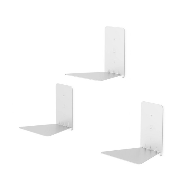 Set Of 3 Conceal Floating Small Shelves Umbra