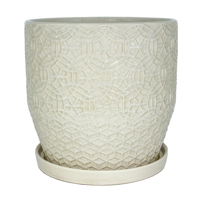 PLANTER RIVAGE WHITE 10