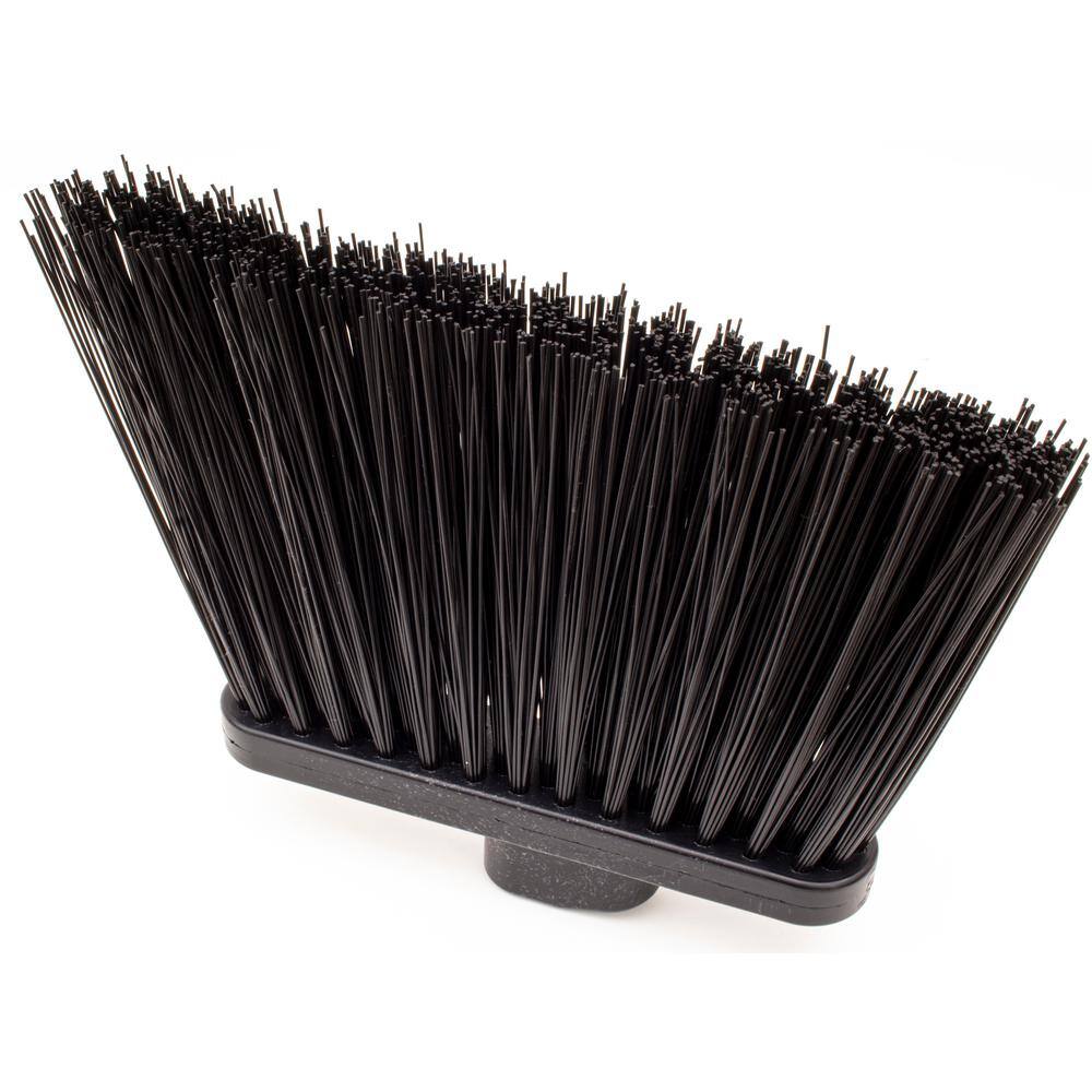 CFS Brands Sparta 12 in. Black Polypropylene Unflagged Upright Broom Head (12-Pack) 36868EC03