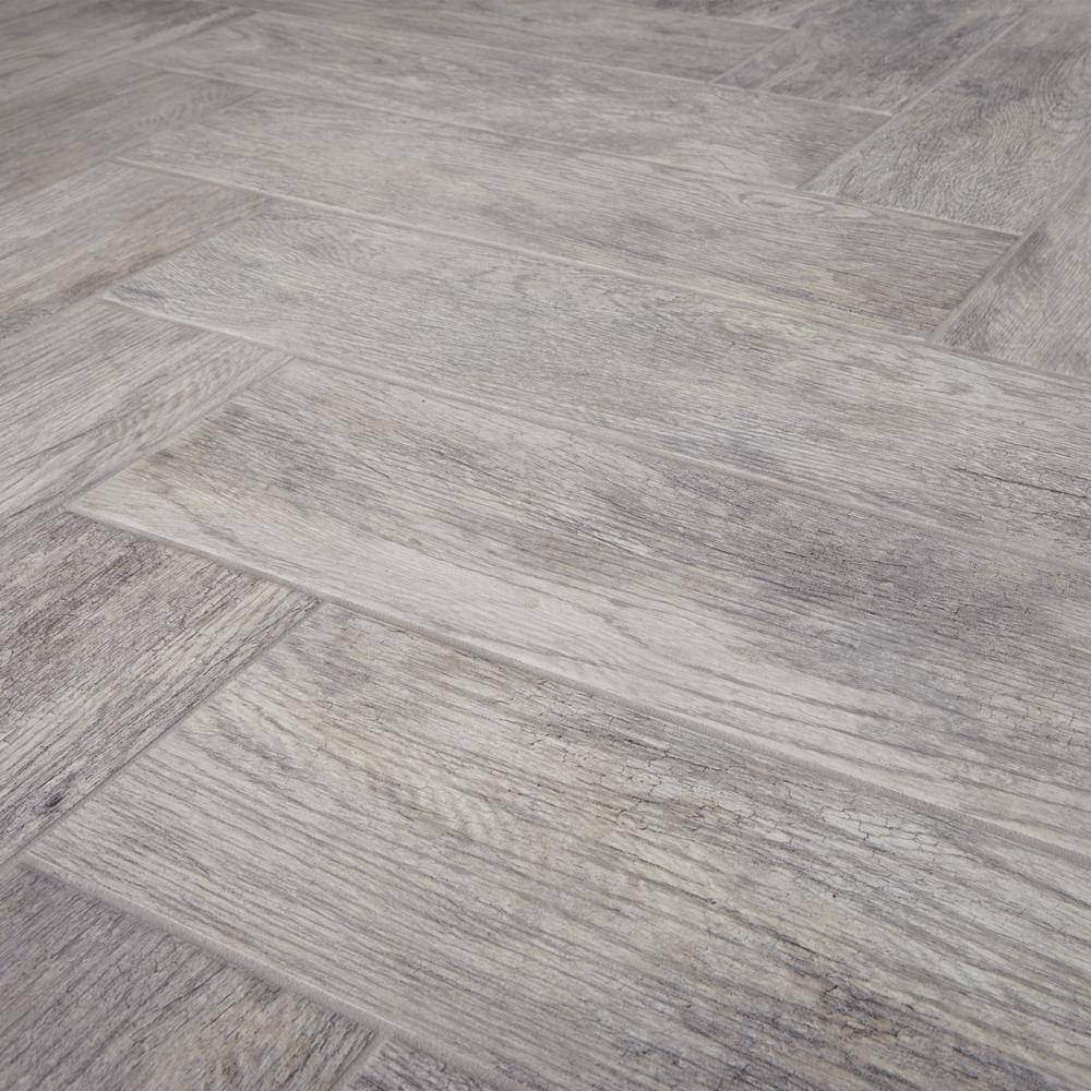 Marazzi Montagna Dapple Gray 6 in. x 24 in. Porcelain Floor and Wall Tile (392.31 sq. ft.Pallet) ULM7624HDPL1PR