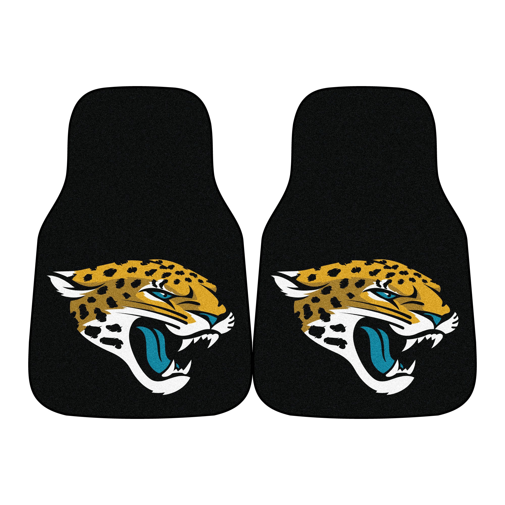 Jacksonville Jaguars 2-pc Carpeted Car Mats 17