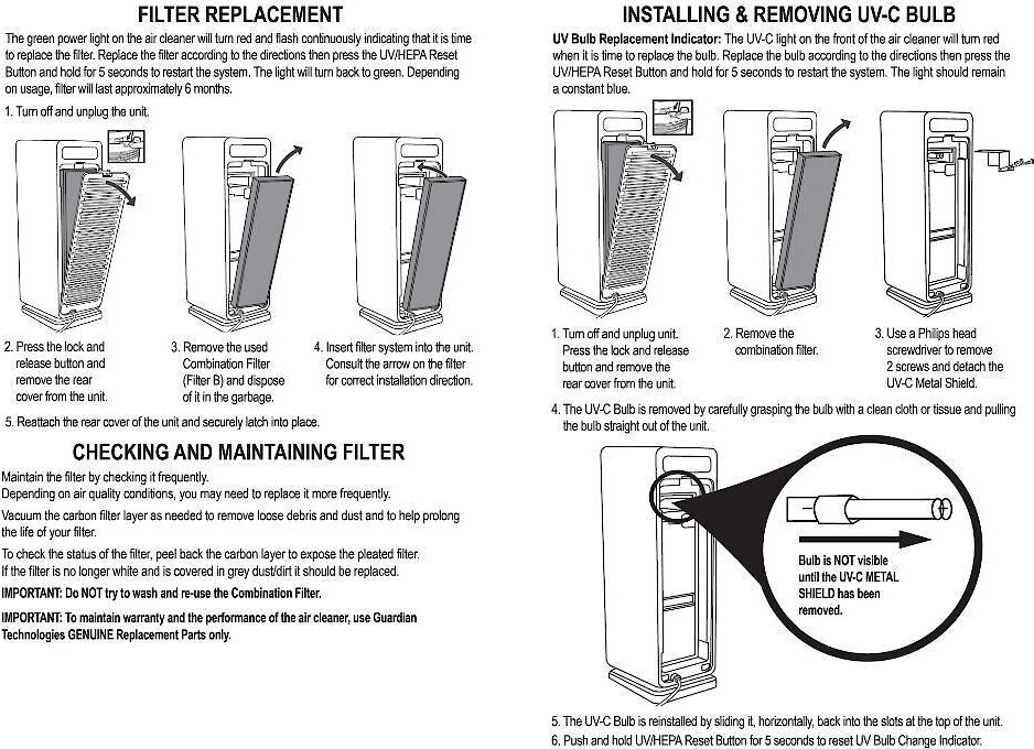 Germ Guardian AC4900CA HEPA Filter Air Purifier