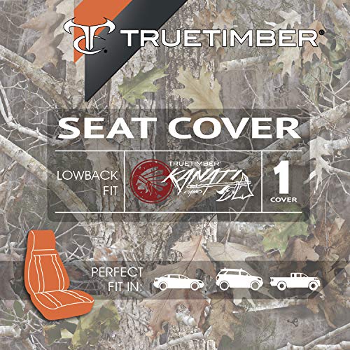 Custom Accessories True Timber 13906 Kanti Camo Low Back Seat Cover