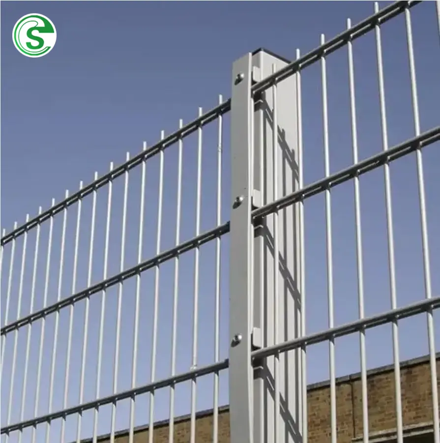 Chinese Manufacturer 656 Double Wire Mesh Fence Sport Supplies 868 2D Hot Galvanized Iron Double Welded Wire Mesh Fence