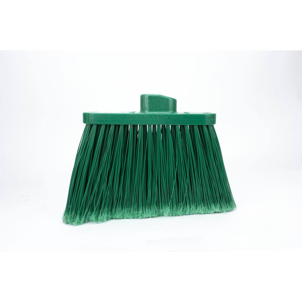 CFS Brands Sparta 12 in. Green Polypropylene Flagged Upright Broom Head (12-Pack) 36867EC09