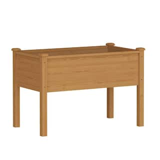 northbeam Easy Grow Cedar Tone Wooden Planter PLT0212212010