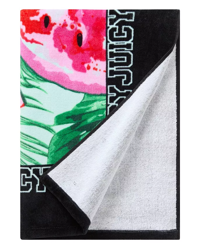 Juicy Couture Watermelon Cotton Beach Towel 36 x 68