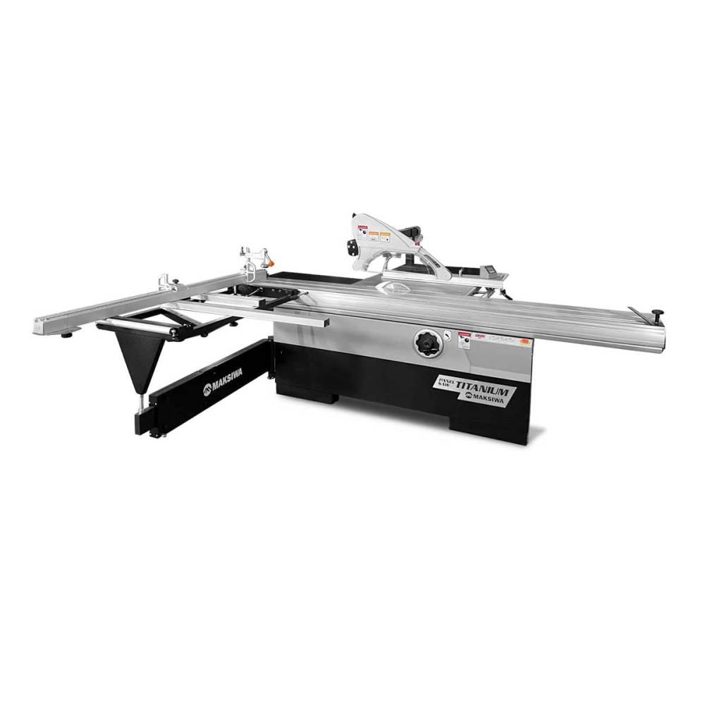 Maksiwa Sliding Panel Saw 220V 1 Phase 5HP Titanium ;