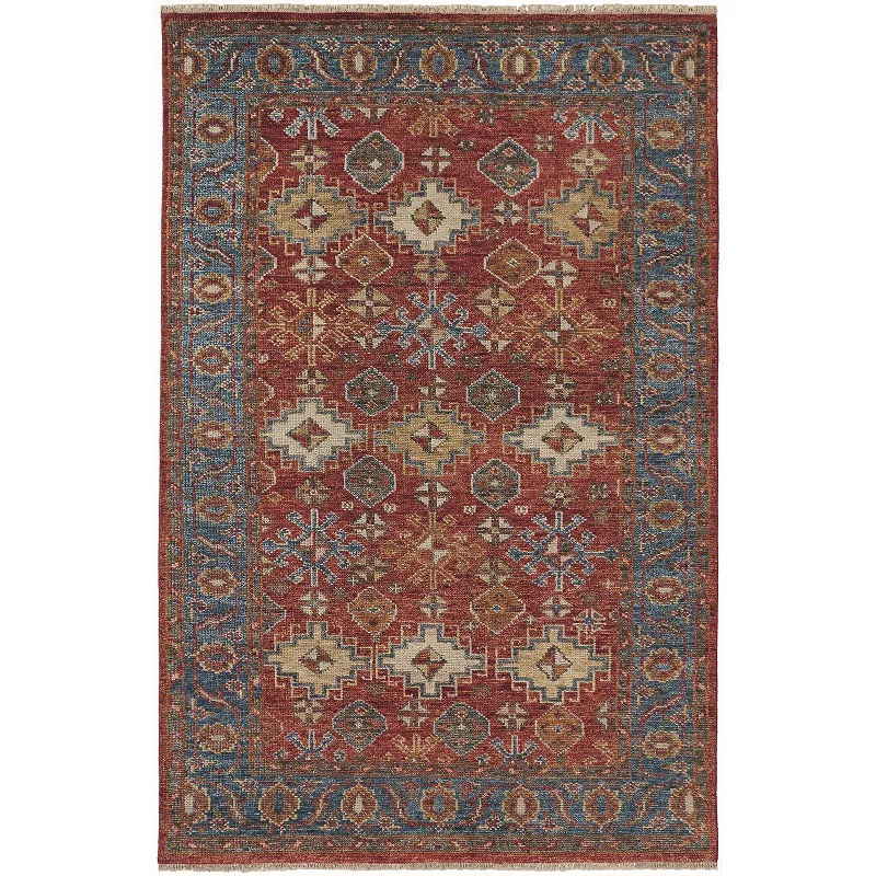 Weave and Wander Irie Traditional Oushak Flora Fauna Rug