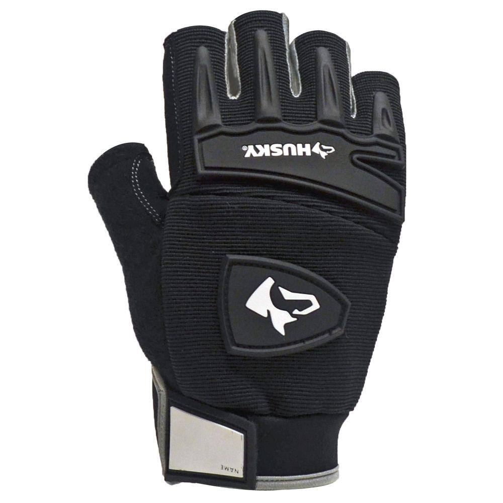 Husky Medium Fingerless Mechanics Glove 67122-16