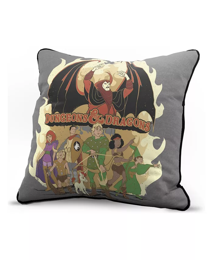 Dungeons and Dragons Party Vs. Necromancer Pillow Cover， 15