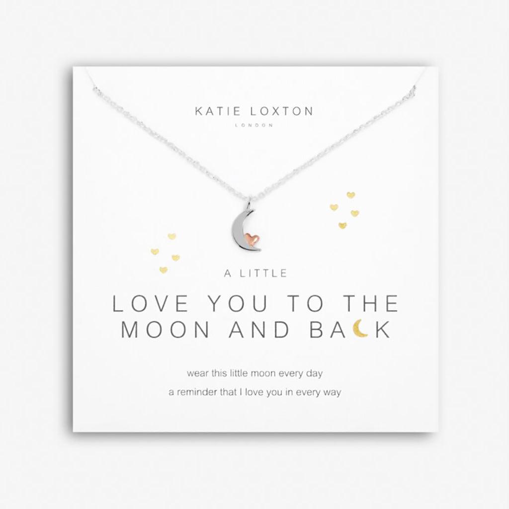 Katie Loxton  A Little 'Love You To The Moon And Back' Necklace