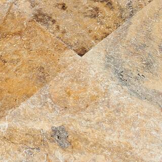 MSI Tuscany Scabas 16 in. x 16 in. x 1.18 in. Tumbled Travertine Paver Tile (1.78 sq. ft.) LPAVTSCA1616T