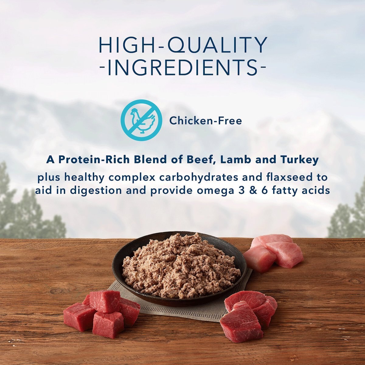 Blue Buffalo Wilderness Rocky Mountain Recipe Red Meat Dinner Senior Grain-Free Canned Dog Food