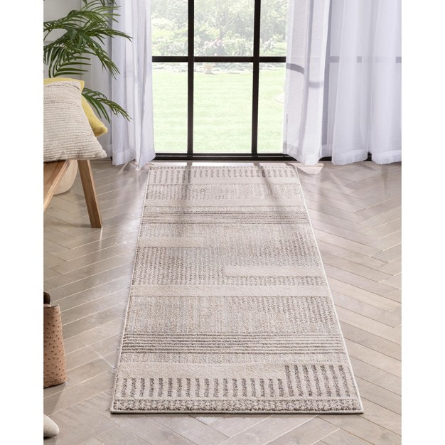 Well Woven Brer Abstract Geometric Area Rug